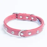 Athens Blingy Dog Collar - Luxurious Genuine Soft Cowhide with Dazzling Replica Diamonds - Image 45