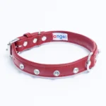 Athens Blingy Dog Collar - Luxurious Genuine Soft Cowhide with Dazzling Replica Diamonds - Image 60