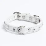 Athens Blingy Dog Collar - Luxurious Genuine Soft Cowhide with Dazzling Replica Diamonds - Image 77
