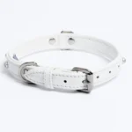 Athens Blingy Dog Collar - Luxurious Genuine Soft Cowhide with Dazzling Replica Diamonds - Image 80