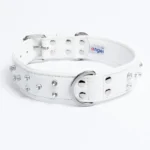 Athens Blingy Dog Collar - Luxurious Genuine Soft Cowhide with Dazzling Replica Diamonds - Image 85