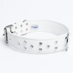 Athens Blingy Dog Collar - Luxurious Genuine Soft Cowhide with Dazzling Replica Diamonds - Image 87