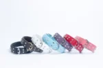 Athens Blingy Dog Collar - Luxurious Genuine Soft Cowhide with Dazzling Replica Diamonds - Image 123