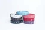 Athens Blingy Dog Collar - Luxurious Genuine Soft Cowhide with Dazzling Replica Diamonds - Image 124