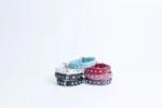 Athens Blingy Dog Collar - Luxurious Genuine Soft Cowhide with Dazzling Replica Diamonds - Image 126