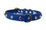 Athens Blingy Dog Collar - Luxurious Genuine Soft Cowhide with Dazzling Replica Diamonds - Image 143