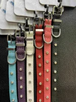 Athens Blingy Dog Collar - Luxurious Genuine Soft Cowhide with Dazzling Replica Diamonds - Image 153