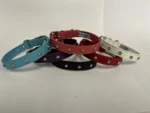 Athens Blingy Dog Collar - Luxurious Genuine Soft Cowhide with Dazzling Replica Diamonds - Image 154