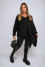 Asymmetric Oversized Knitted Jumper - Stylish, Cozy & Perfect for Everyday Wear - Image 7