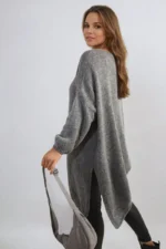 Asymmetric Oversized Knitted Jumper - Stylish, Cozy & Perfect for Everyday Wear - Image 11