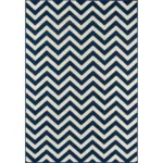 Contemporary Navy Rectangle Area Rug, 2'3" X 4'6" - Indoor/Outdoor, Durable & Easy to Clean - Image 5