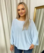 Trendy Karina Round Neck Studded Oversized Top - Stylish & Comfortable Fashion - Image 27