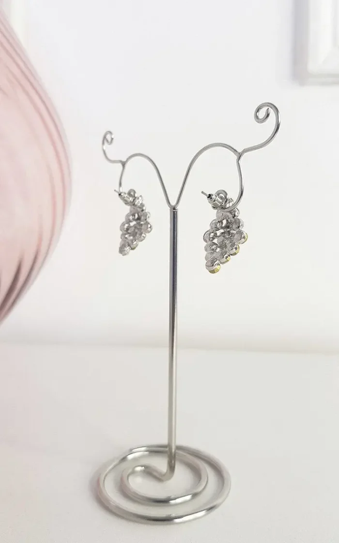 Elegant Gold Embellished Earrings - Radiant Sparkle for Every Occasion - Image 2