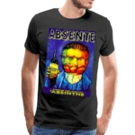 Absente Vintage Absinthe Liquor Advertisement with Van Gogh T-Shirt - Artistic & Comfortable - Image 2