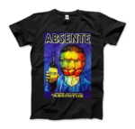 Absente Vintage Absinthe Liquor Advertisement with Van Gogh T-Shirt - Artistic & Comfortable - Image 6