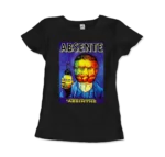 Absente Vintage Absinthe Liquor Advertisement with Van Gogh T-Shirt - Artistic & Comfortable - Image 7