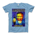Absente Vintage Absinthe Liquor Advertisement with Van Gogh T-Shirt - Artistic & Comfortable - Image 13