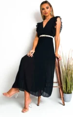 Elegant Pleated Maxi Dress Stylish & Comfortable for Any Occasion - Image 5