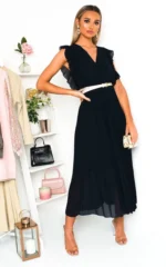 Elegant Pleated Maxi Dress Stylish & Comfortable for Any Occasion - Image 7