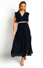 Elegant Pleated Maxi Dress Stylish & Comfortable for Any Occasion - Image 9