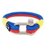 Handmade Philippines Nautical Bracelet - Stylish Maritime Accessory for Men & Women | Sailing Rope & Stainless Steel Shackle | Perfect Gift for All Occasions