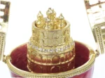 Luxurious Handmade Red Russian Egg Trinket Box with Austrian Crystals & 24K Gold Plating Elegant and Unique Collectible - Image 3