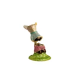 Handmade Baby Boy Mouse Enamel Trinket Box with Austrian Crystals - Keren Kopal - Image 2