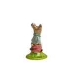Handmade Baby Boy Mouse Enamel Trinket Box with Austrian Crystals - Keren Kopal - Image 3