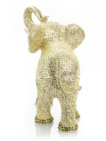 Silver Elephant Limited Edition - Hand-Plated with 925 Silver & Austrian Crystals by Keren Kopal - Image 7
