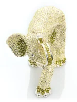 Silver Elephant Limited Edition - Hand-Plated with 925 Silver & Austrian Crystals by Keren Kopal - Image 11