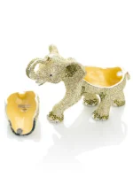 Silver Elephant Limited Edition - Hand-Plated with 925 Silver & Austrian Crystals by Keren Kopal - Image 8