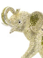 Silver Elephant Limited Edition - Hand-Plated with 925 Silver & Austrian Crystals by Keren Kopal - Image 5