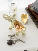Silver Elephant Limited Edition - Hand-Plated with 925 Silver & Austrian Crystals by Keren Kopal - Image 2