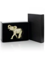 Silver Elephant Limited Edition - Hand-Plated with 925 Silver & Austrian Crystals by Keren Kopal - Image 3