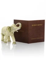 Silver Elephant Limited Edition - Hand-Plated with 925 Silver & Austrian Crystals by Keren Kopal - Image 9