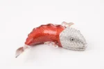 Keren Kopal Red & Silver Fish Trinket Box - Handcrafted Marine Life Jewelry Box - Image 5