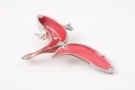 Keren Kopal Red & Silver Fish Trinket Box - Handcrafted Marine Life Jewelry Box - Image 7