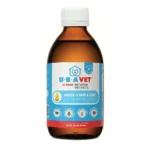 UBAVET Ubameg Omega-3 Fatty Acid Liquid for Dogs & Cats - Enhances Skin & Coat, Supports Heart & Kidney Health, 8 fl oz / 237ml