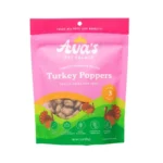 Ava's Pet Palace Freeze-Dried Turkey Poppers Dog Treats, 3oz - Healthy & Delicious Digestive Support for Dogs