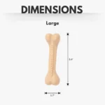 Country Living Nylon Chew Bone Dog Toy for Heavy Chewers Chicken Flavored, Promotes Dental Health & Keeps Your Dog Happy - Image 8