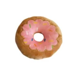 7" Strawberry Donut Plush Dog Toy - Adorable, Durable, and Engaging