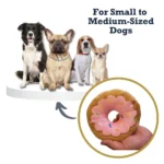 7" Strawberry Donut Plush Dog Toy - Adorable, Durable, and Engaging - Image 6
