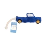 Country Living Vegan Leather Pickup Truck Dog Chew Toy Durable, Eco-Friendly & Non-Toxic - Blue