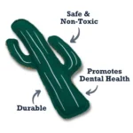 Eco-Friendly Cactus-Shaped Canvas & Jute Chew Toy for Dogs - Durable & Sustainable - Image 6