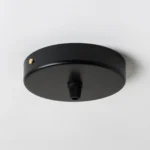 Black Industrial Lighting Ceiling Rose Pendant | Vintage Style, Elegant & Unique - Image 2