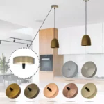 Stylish Copper Ceiling Rose Light Pendant for Cable~3101 - Elegant & Functional Lighting Solution - Image 10