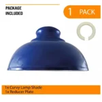 Brushed Silver Retro Ceiling Pendant Light Lamp Shade | Easy Fit for Cafe, Kitchen, and Dining Areas - Image 3