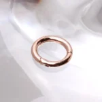 14Kt Rose Gold Seamless Clicker Ring | Versatile, Stylish Jewelry for Septum, Cartilage, Lip & More