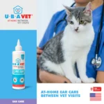 UBAVET Ubasan Ear Cleansing Solution for Dogs & Cats | Gentle & Effective Ear Care | Aloe Vera | Alcohol-Free | 4 fl oz (120ml) - Image 3