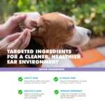 UBAVET Ubasan Ear Cleansing Solution for Dogs & Cats | Gentle & Effective Ear Care | Aloe Vera | Alcohol-Free | 4 fl oz (120ml) - Image 6